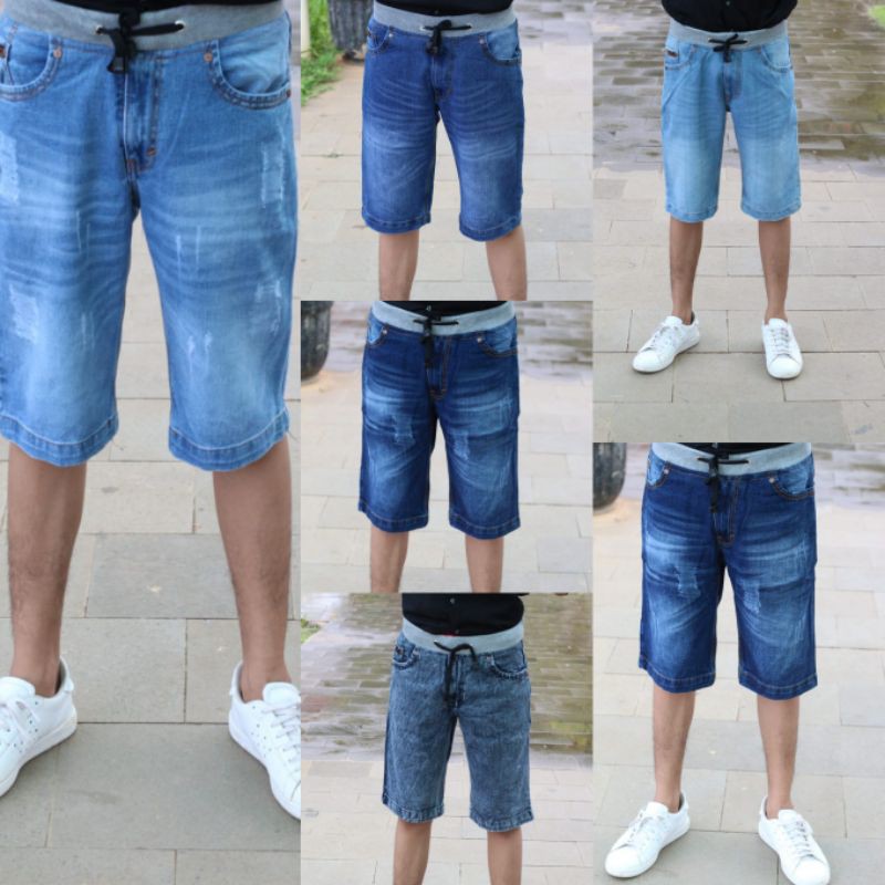 CELANA PENDEK//CELANA PRIA//JEANS BS/RIJEK