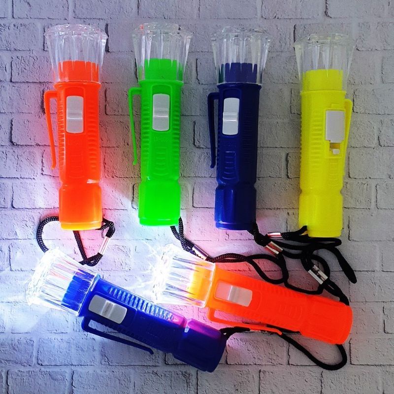 senter LED terang gantungan kunci / senter kecil / senter mini / senter murah/ souvenir/