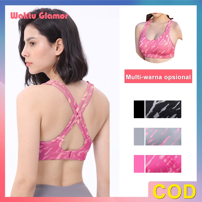 Sport bra tali silang tanktop wanita fitnes yoga zumba bh WX812