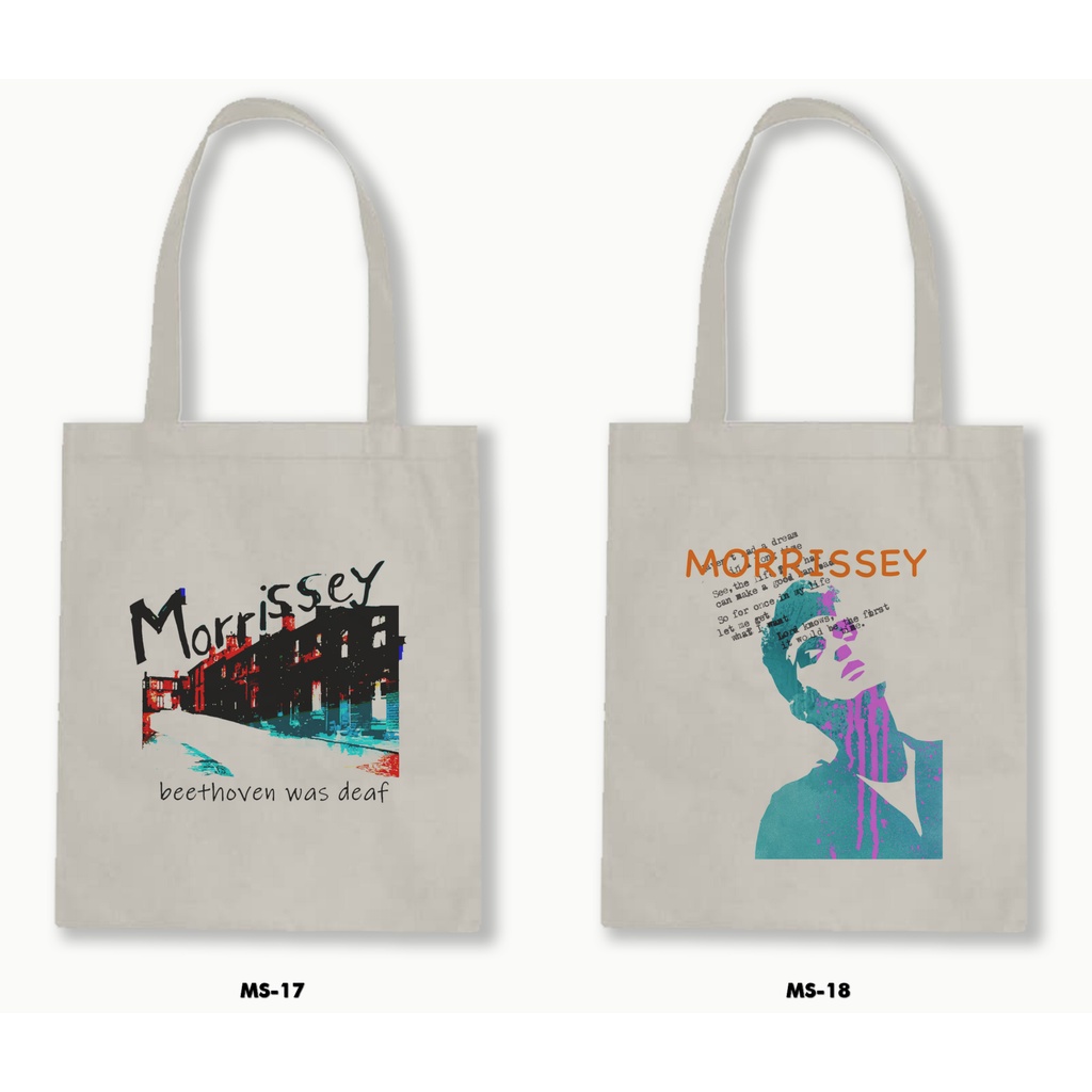 TOTE BAG BLACU - MORRISSEY/THE SMITHS .01