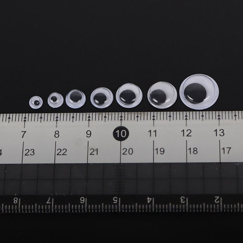 (6pcs) Mata Boneka Googly Eyes Used For Doll Accessories DIY Craft