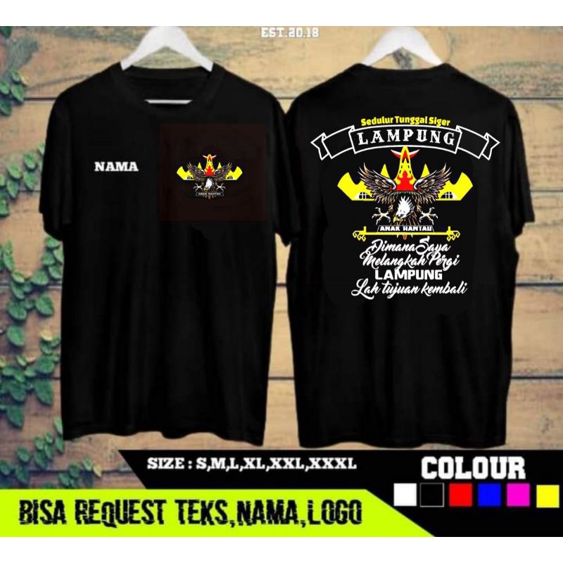 Kaos komunitas Lampung siger lampung
