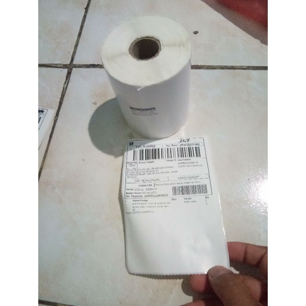 

kertas stiker label 100mm 100 X 150 isi 250pcs