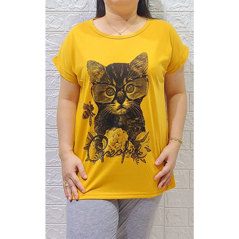 PROMO!!KAOS WANITA UKURAN JUMBO MOTIF FULY/KAOS SUPER JUMBO HARGA MURAH MERIAH/KAOS WANITA TERBARU