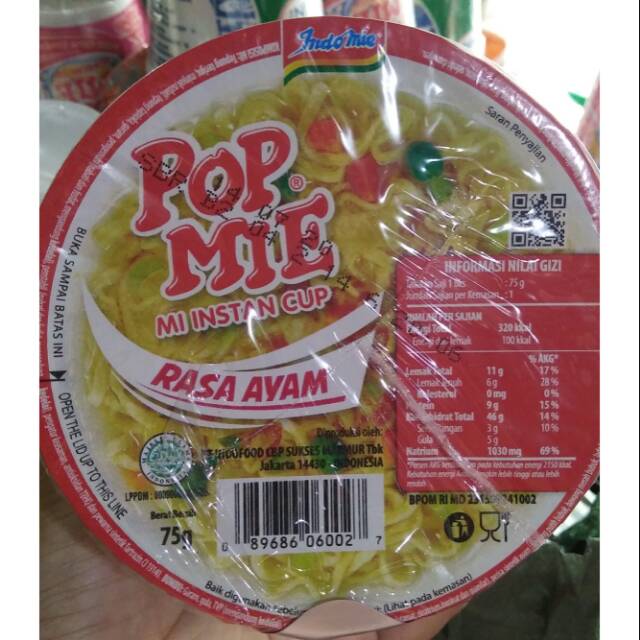

Pop Mie Instan Cup