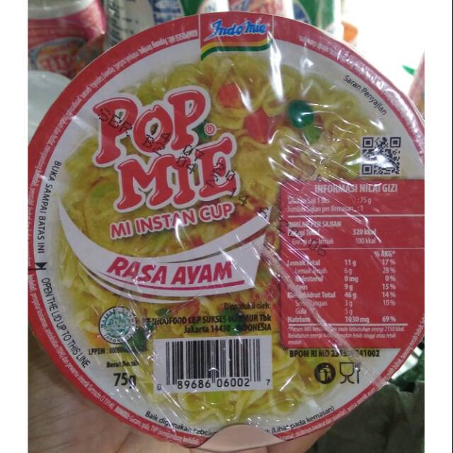 Pop Mie Instan Cup