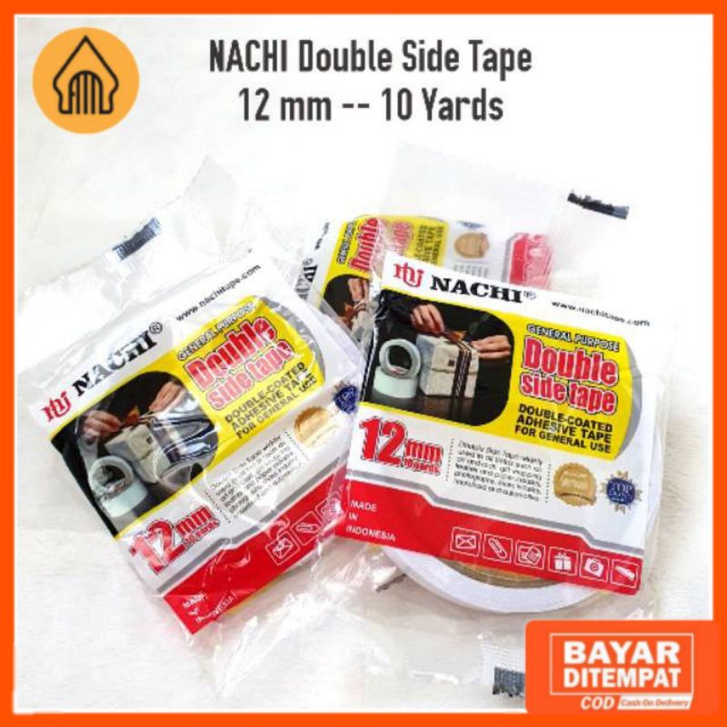 

Solasi Double Tape / Double Tip / Isolasi Double side tape 12 mm