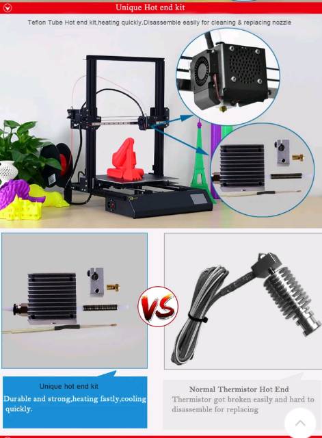 3D Printer Terbaru Luas area print 3harga pabrik