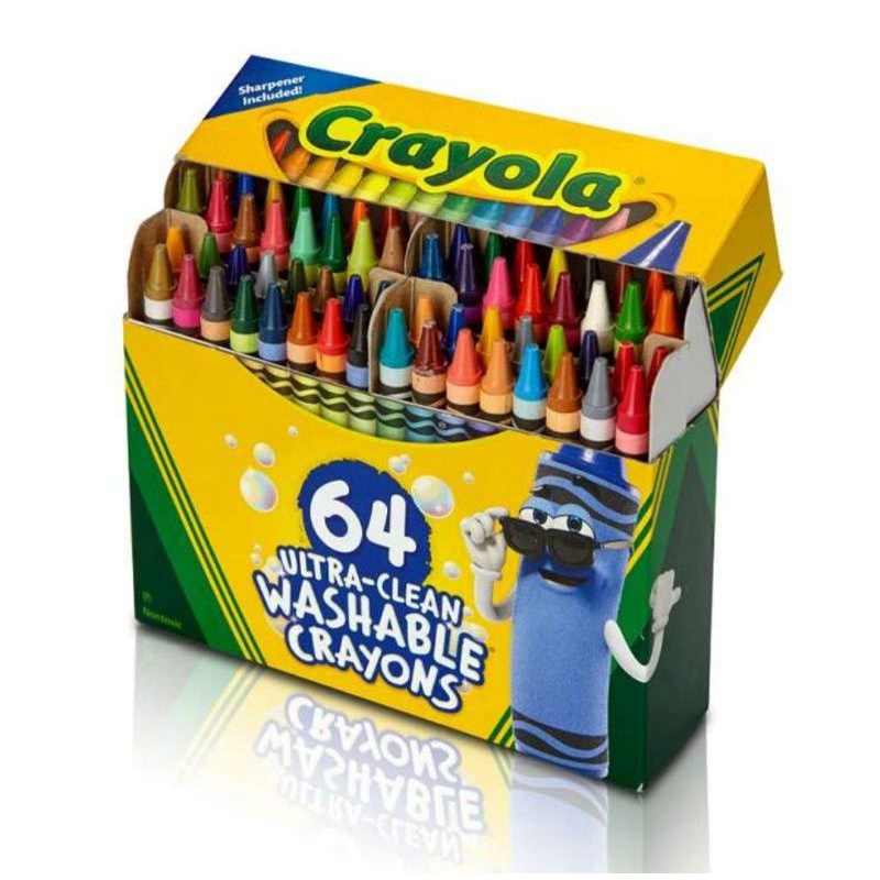 

Crayola Ultra Clean Washable Crayon 64 pcs / Alat Gambar Anak