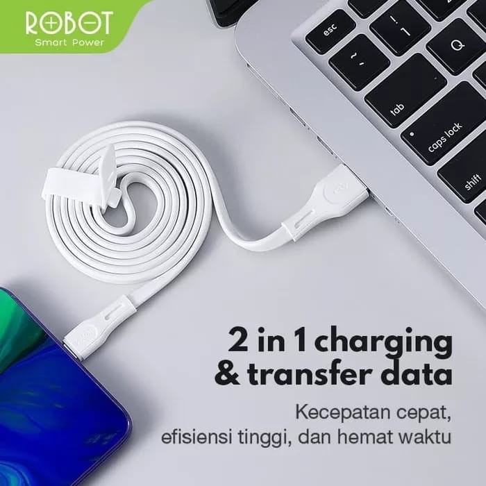 RDM100S- Robot RDM100S 2.A 100 CM Kabel Data Micro Cable Fast Charging Original