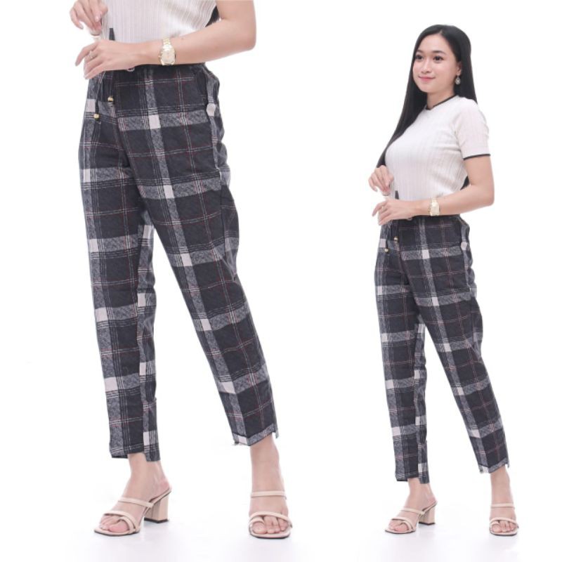 CELANA WANITA BAGGY PANT KATUN RAMI / CELANA PANJANG WANITA