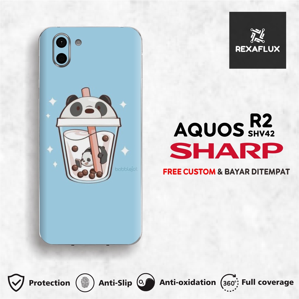 *2PCS* SHARP AQUOS R2 SHV42 Garskin Case/Stiker Protector Free Customs & COD