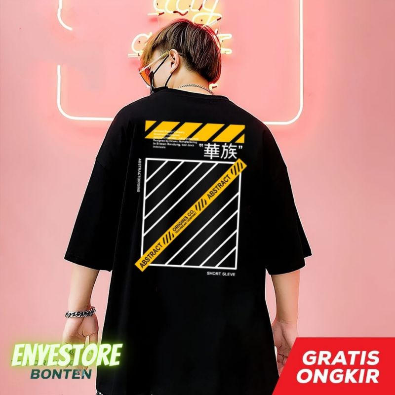 BAJU KAOS PRIA / KAOS PRIA DISTRO ABTRAK ORIGINS / KAOS SAMURAI DISTRO / KAOS PRIA / KAOS JEPANG / K