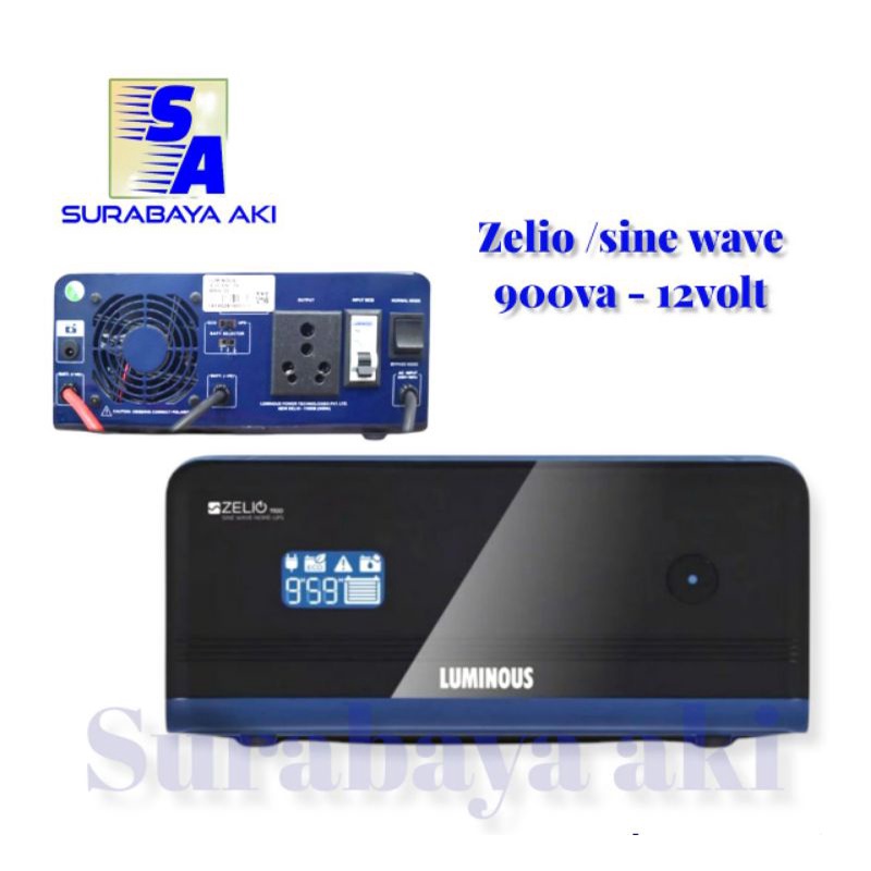 INVERTER UPS LUMINOUS ZELIO PURE SINE WAVE 900VA 12V 12VOLT 900 VA