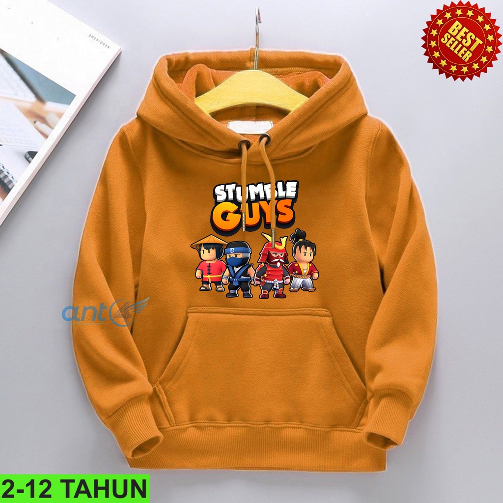 Hoodie Anak Laki Laki Perempuan / Hodie Game Stumble Guys Anak Usia 2 - 12 Tahun Jaket STUMBLE GUYS Anak Cewek Cowok / Switer Bisa Cod