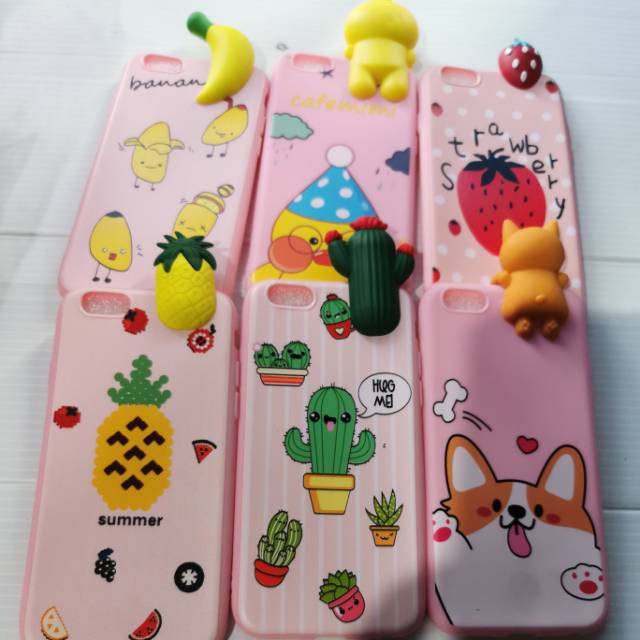 Softcase boneka intip iphone 6G