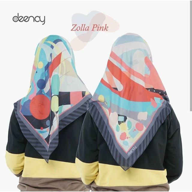 Deenay Scarf Motif Zolla Pink