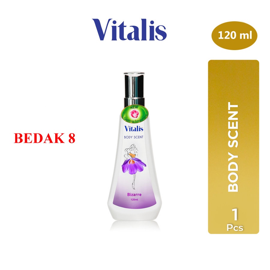 Vitalis Body Scent 120 Ml - Parfum Vitalis Blossom/ Bizarre/ Breeze/ Belle