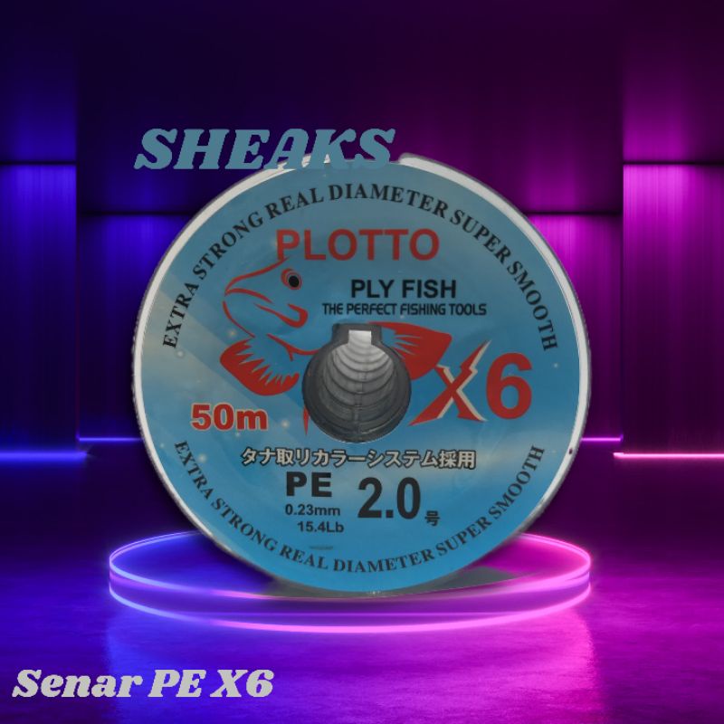 Senar PE X6 Plutto 50m Connecting