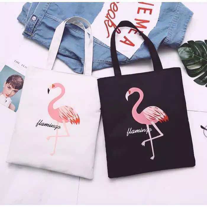 TAS - TOTEBAG WANITA FLAMINGO