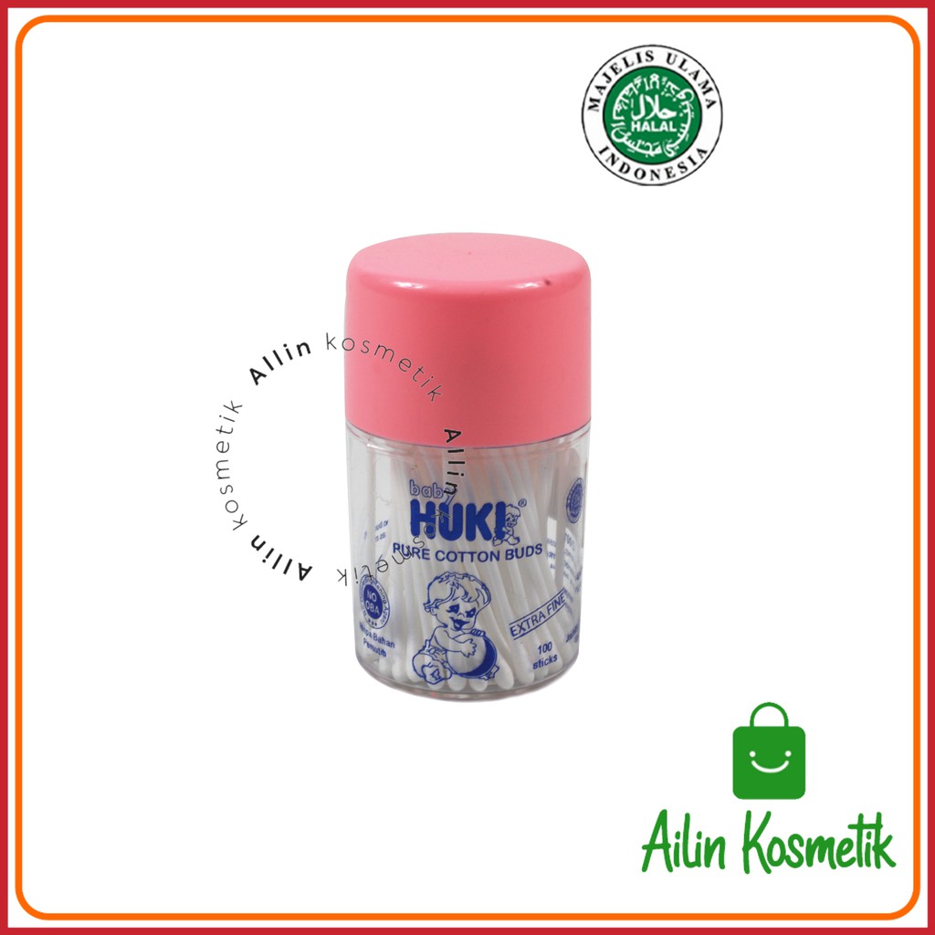 HUKI Cottonbuds Pembersih Telinga HALAL ORIGINAL / Katembet Cotton Bud Bayi by AILIN