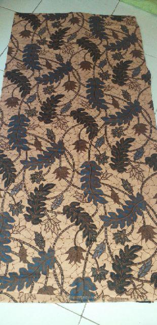 Tmj Kain Batik Sogan Brama Set Embos / Batik Asli Pekalongan / Batik Ori Pekalongan