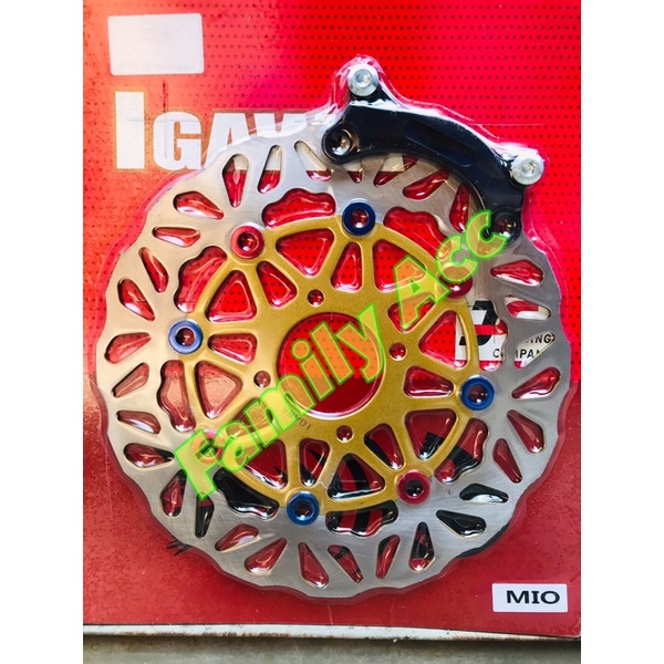 Piringan Disc Cakram Lebar Depan Copy PSM 260MM+Breket Mio Soul / Mio Sporty / Xeon RC / Xeon Gt 125 / Aerox 125