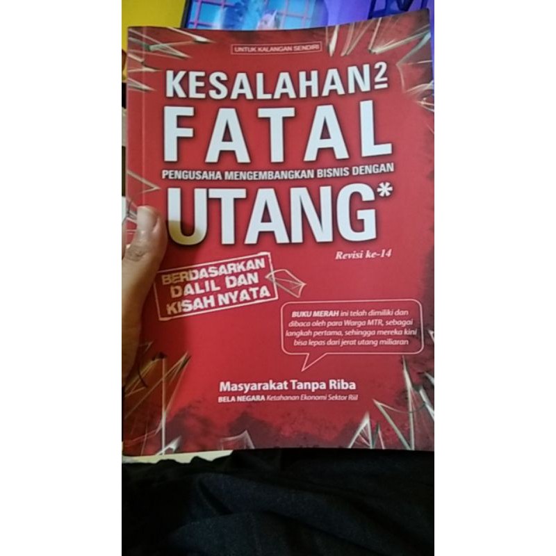 

Buku Merah MTR asli Banyak diminati