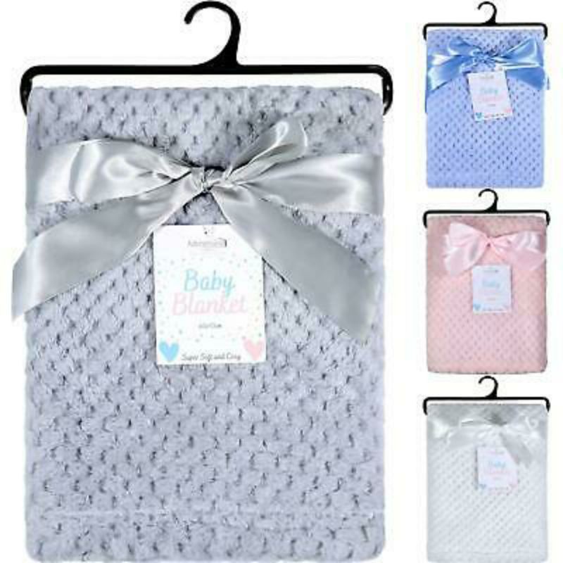 Selimut Bayi CARTER'S Selimut Dot Bahan Polyester - bumpy corn Baby Blanket - soft dan tebal