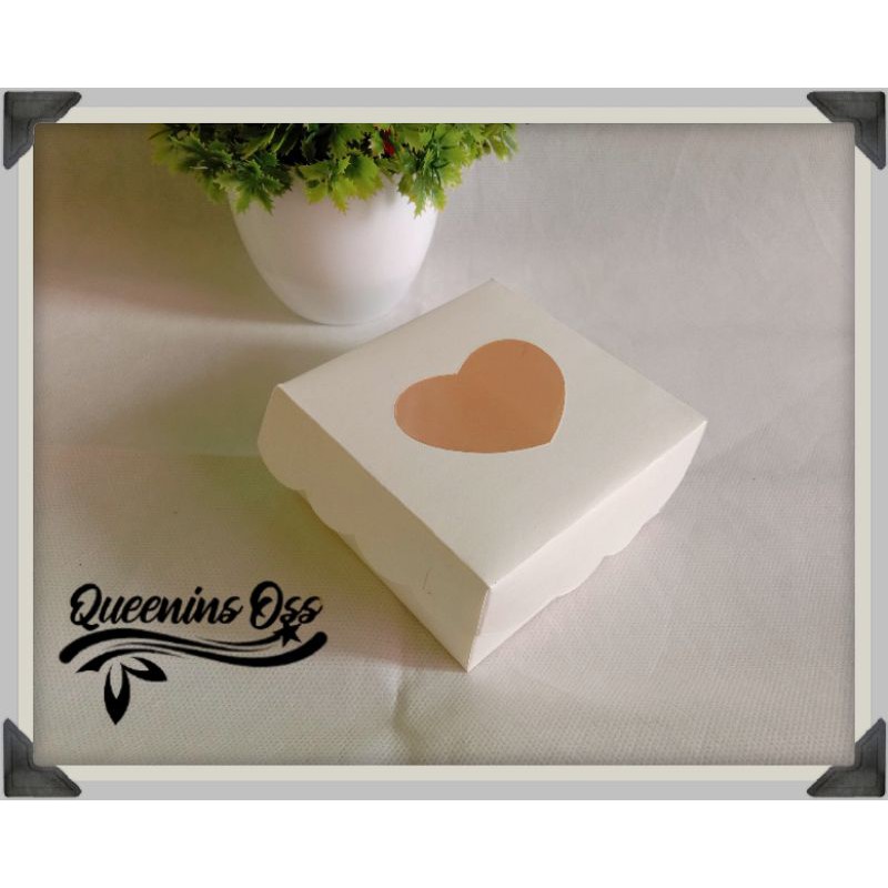 

PROMO✔️(20 PCS) Dus Donat Mini Love uk.10x10x5cm / Dus Brownies / Dus Snack / Dus makanan
