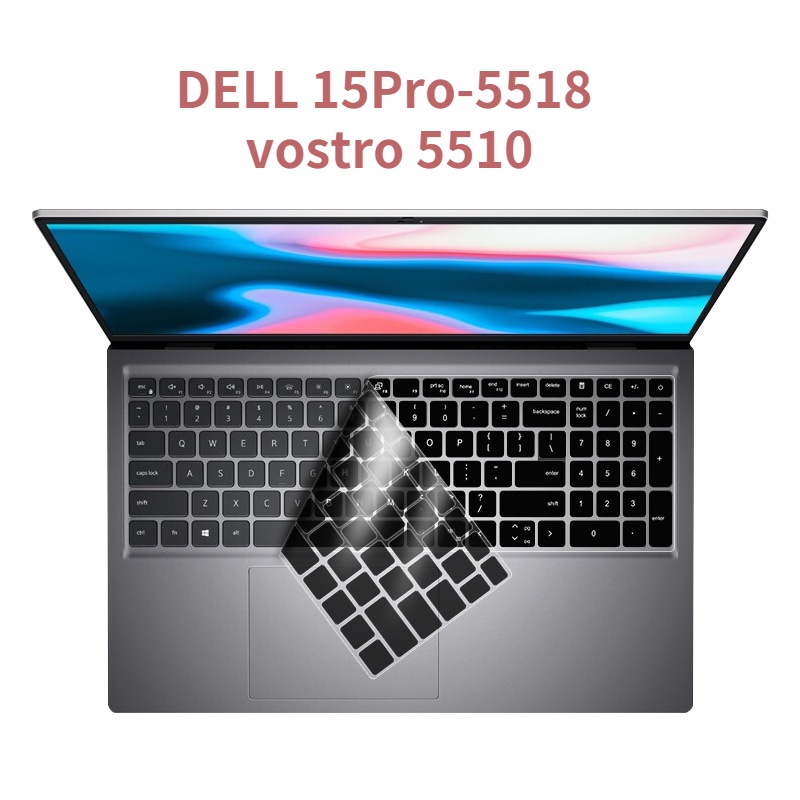 Dell 15 Pro-5518 Film Pelindung Keyboard 15.6 inch Untuk Laptop Vostro5510