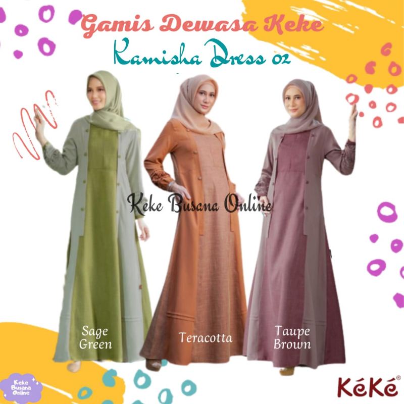 Gamis Dewasa Keke ~ Kamisha Dress 02 ~