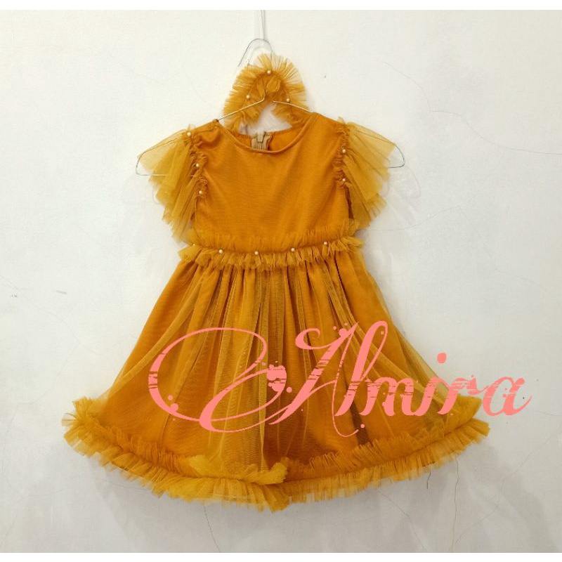 Almira gaun pesta anak / dress anak mewah