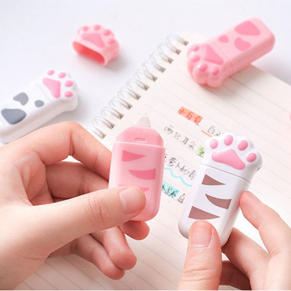 QUINTON 1 Piece Correction Cat Claw Supply Tape Office Cute Kawaii Lovely Diary Decorative School