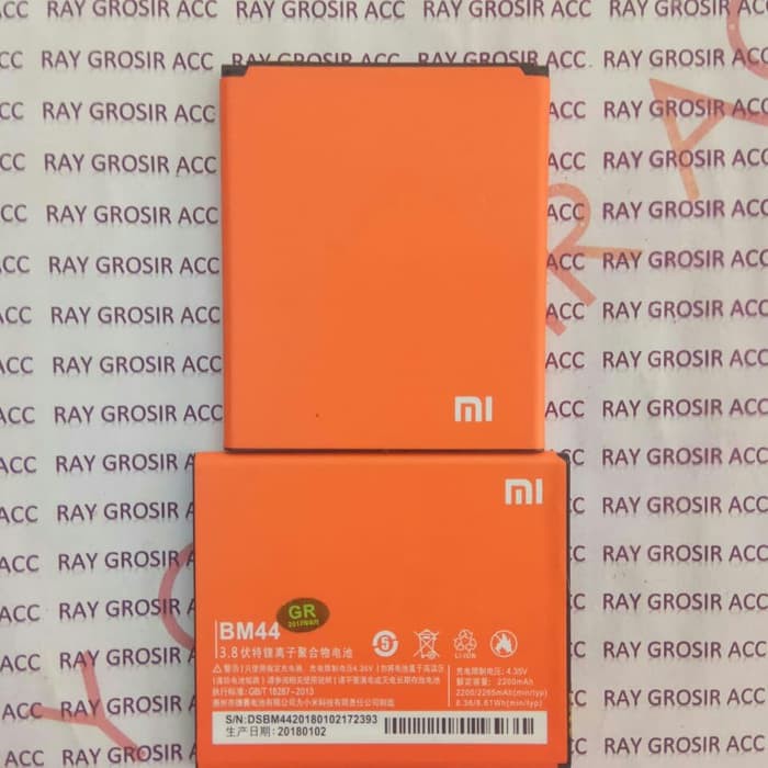 Baterai Original Xiaomi BM40 , BM41 , BM44 , Redmi 2 , Redmi 2S BM 44