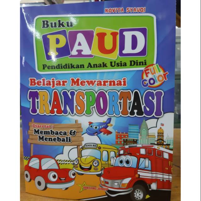 Paud Belajar Mewarnai Transportasi.