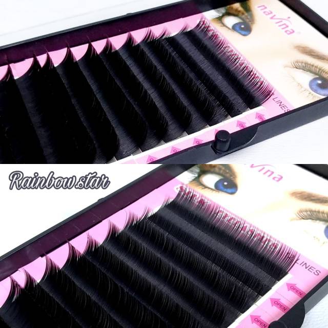 Navina Eyelash Extension / Bulu Mata Tanam Mix Size C / D