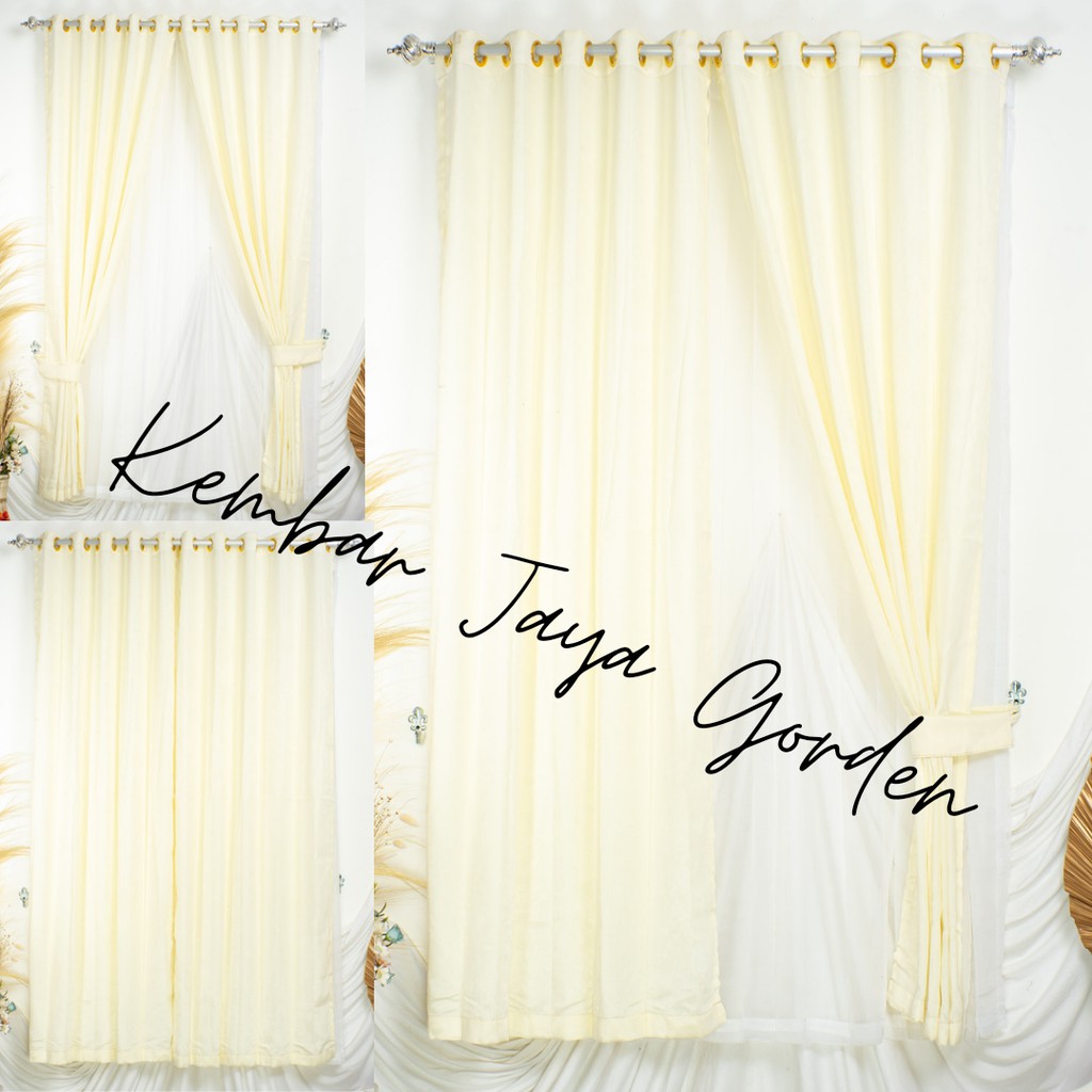 Gorden Polos Murah, Gorden Polos Embos, Gorden Polos Krem, Gorden Polos Tebal, Gorden Polos Bkackout