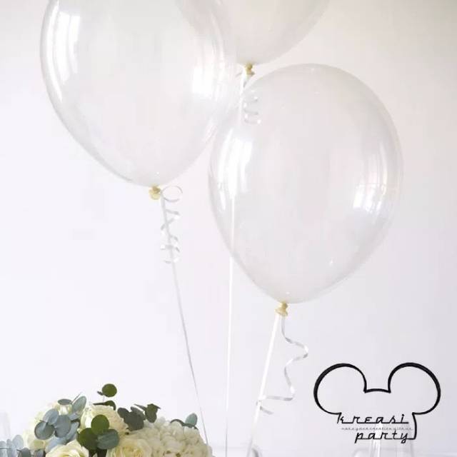 Balon Transparan - Balon Clear - Balon Bening