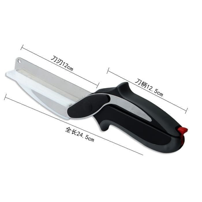Clever Cutter 2in1 Pisau Gunting Serbaguna Sayur Daging As Seen on TV