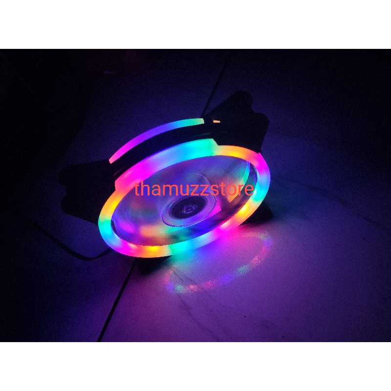 Fan casing 12cm RGB Double Ring