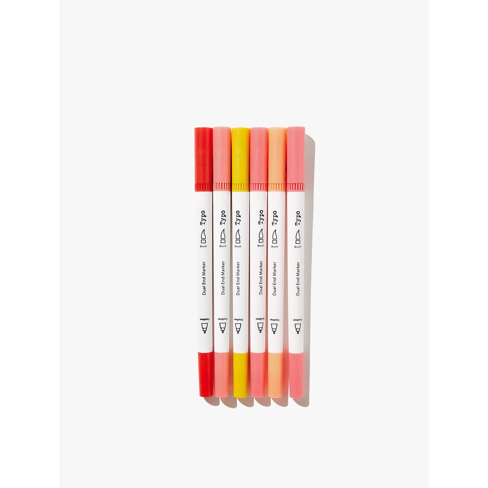 

Typo - Dual Markers 6Pk