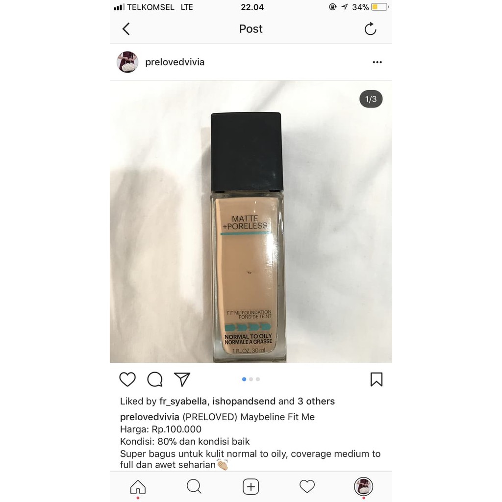 maybeline fit me foundation