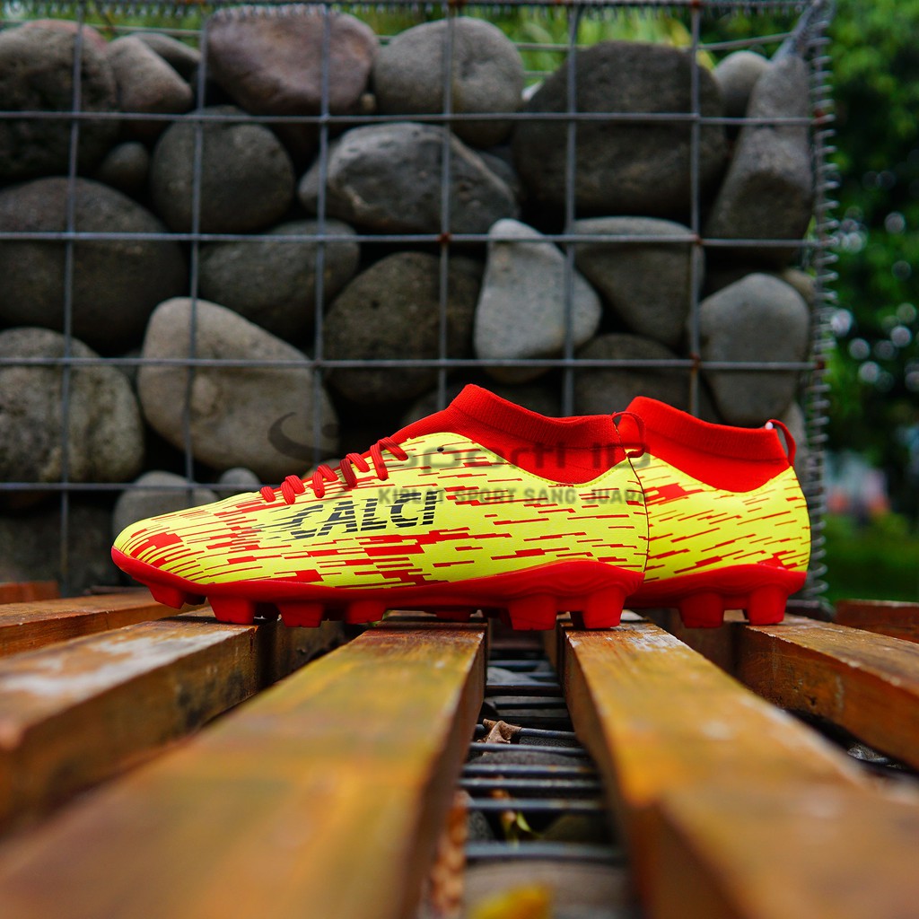 Sepatu Bola Calci Titan Z SC - Solar Red 210045 Original