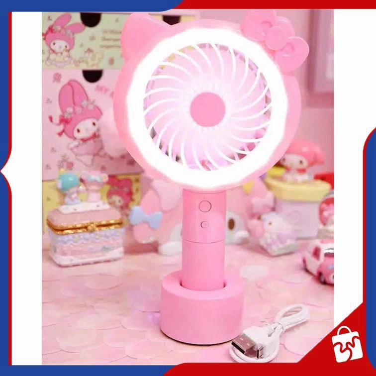 Handy Mini Fan Portable SX-109 HELLO KITTY / DORAEMON,kipas mini