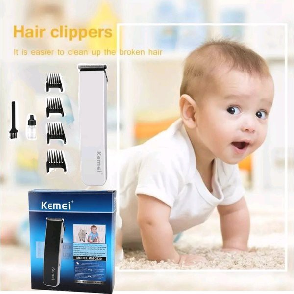 Kemei KM 3530 alat cukur rambut baby Clipper recharger