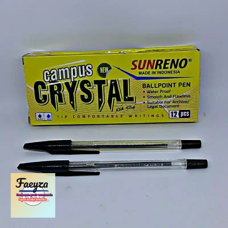 pulpen CAMPUS crystal isi 12 pcs