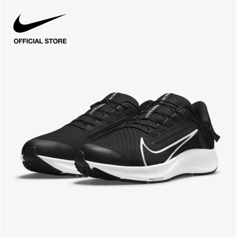 Nike Sepatu Lari Pria AIR Zoom Pegasus 38 FlyEase Easy On/Off Road - Hitam [DA6674-001]