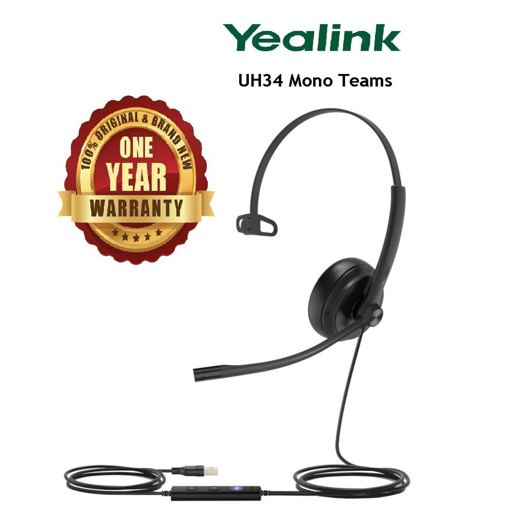 Yealink UH34 Mono Teams Headset