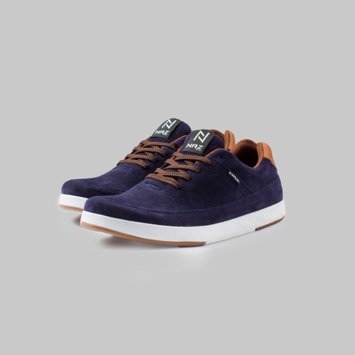 DK01 X NAZREAL Sepatu Sneakers Pria Navy Terbaru Bardlof